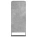 Mueble discos madera contrachapada gris hormigón 84,5x38x89 cm