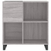 Mueble discos madera contrachapada gris Sonoma 84,5x38x89 cm