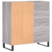 Mueble discos madera contrachapada gris Sonoma 84,5x38x89 cm