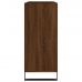 Mueble discos madera contrachapada roble marrón 84,5x38x89 cm