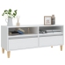 Mueble para TV madera contrachapada blanco 100x34,5x44,5 cm