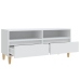 Mueble para TV madera contrachapada blanco 100x34,5x44,5 cm