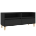 Mueble de TV madera contrachapada negro 100x34,5x44,5 cm