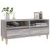 Mueble de TV madera contrachapada gris Sonoma 100x34,5x44,5 cm