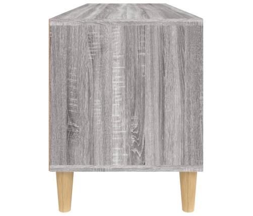 Mueble de TV madera contrachapada gris Sonoma 100x34,5x44,5 cm