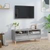 Mueble de TV madera contrachapada gris Sonoma 100x34,5x44,5 cm