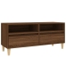 Mueble de TV madera contrachapada marrón roble 100x34,5x44,5 cm