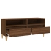 Mueble de TV madera contrachapada marrón roble 100x34,5x44,5 cm