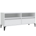 Mueble para TV madera contrachapada blanco 100x34,5x44,5 cm