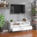 Mueble para TV madera contrachapada blanco 100x34,5x44,5 cm