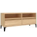 Mueble de TV madera contrachapada roble Sonoma 100x34,5x44,5 cm