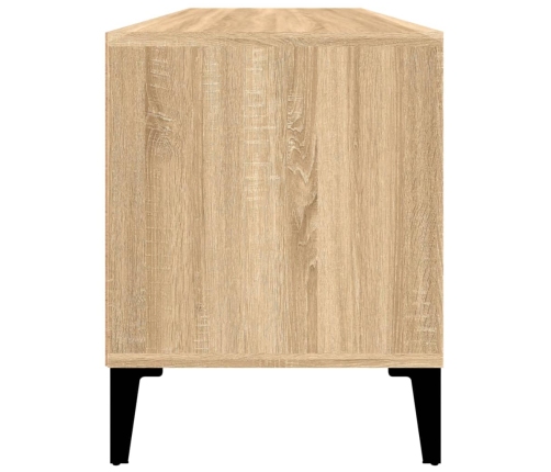 Mueble de TV madera contrachapada roble Sonoma 100x34,5x44,5 cm