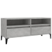 Mueble de TV madera contrachapada gris hormigón 100x34,5x44,5cm