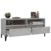 Mueble de TV madera contrachapada gris hormigón 100x34,5x44,5cm