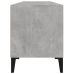 Mueble de TV madera contrachapada gris hormigón 100x34,5x44,5cm