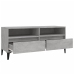 Mueble de TV madera contrachapada gris hormigón 100x34,5x44,5cm