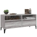 Mueble de TV madera contrachapada gris Sonoma 100x34,5x44,5 cm