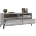 Mueble de TV madera contrachapada gris Sonoma 100x34,5x44,5 cm