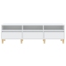 Mueble de TV madera contrachapada blanco 150x30x44,5 cm