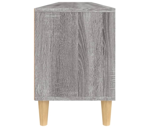 Mueble para TV madera contrachapada gris Sonoma 150x30x44,5 cm