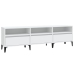 Mueble de TV madera contrachapada blanco 150x30x44,5 cm