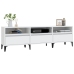 Mueble de TV madera contrachapada blanco 150x30x44,5 cm