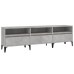 Mueble de TV madera contrachapada gris hormigón 150x30x44,5 cm