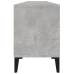 Mueble de TV madera contrachapada gris hormigón 150x30x44,5 cm