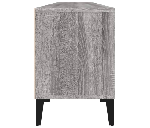 Mueble para TV madera contrachapada gris Sonoma 150x30x44,5 cm