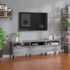 Mueble para TV madera contrachapada gris Sonoma 150x30x44,5 cm