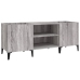 Mueble para discos madera contrachapada gris sonoma 121x38x48cm