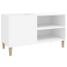 Mueble para discos madera contrachapada blanco 84,5x38x48 cm