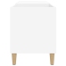 Mueble para discos madera contrachapada blanco 84,5x38x48 cm