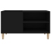 Mueble para discos madera contrachapada negro 84,5x38x48 cm