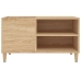 Mueble discos madera contrachapada roble sonoma 84,5x38x48 cm