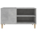 Mueble discos madera contrachapada gris hormigón 84,5x38x48 cm