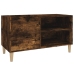 Mueble discos madera contrachapada roble ahumado 84,5x38x48 cm