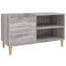 Mueble discos madera contrachapada gris sonoma 84,5x38x48 cm