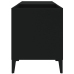 Mueble para discos madera contrachapada negro 84,5x38x48 cm