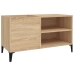 Mueble discos madera contrachapada roble sonoma 84,5x38x48 cm