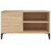 Mueble discos madera contrachapada roble sonoma 84,5x38x48 cm