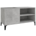 Mueble discos madera contrachapada gris hormigón 84,5x38x48 cm