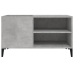 Mueble discos madera contrachapada gris hormigón 84,5x38x48 cm