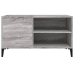 Mueble discos madera contrachapada gris sonoma 84,5x38x48 cm