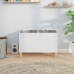 Mueble para discos madera contrachapada blanco 74,5x38x48 cm