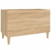 Mueble discos madera contrachapada roble Sonoma 74,5x38x48 cm