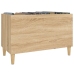 Mueble discos madera contrachapada roble Sonoma 74,5x38x48 cm