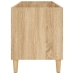 Mueble discos madera contrachapada roble Sonoma 74,5x38x48 cm