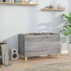 Mueble discos madera contrachapada gris sonoma 74,5x38x48 cm