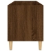 Mueble discos madera contrachapada roble marrón 74,5x38x48 cm